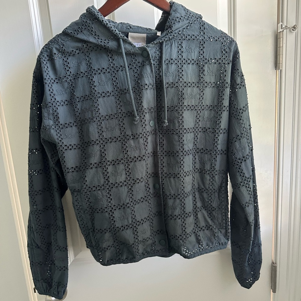 Kith Green Utility Jacket Lightweight Hooded